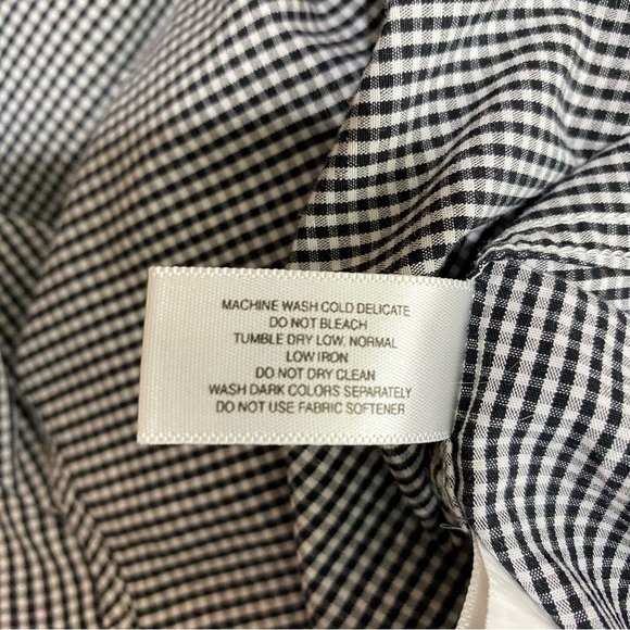 Cutter & Buck Men’s Black & White Gingham Pocket Short Sleeve Shirt - Picture 6 of 7